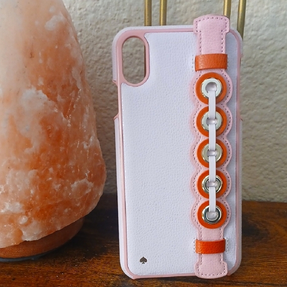 KATE SPADE Stylish Pink and Orange Phone Case Iphone Xs Max - Picture 1 of 4